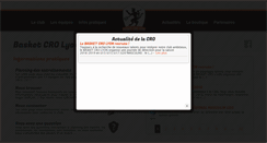 Desktop Screenshot of basketcrolyon.com